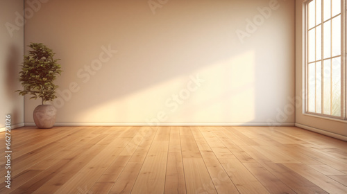 3d render of empty room