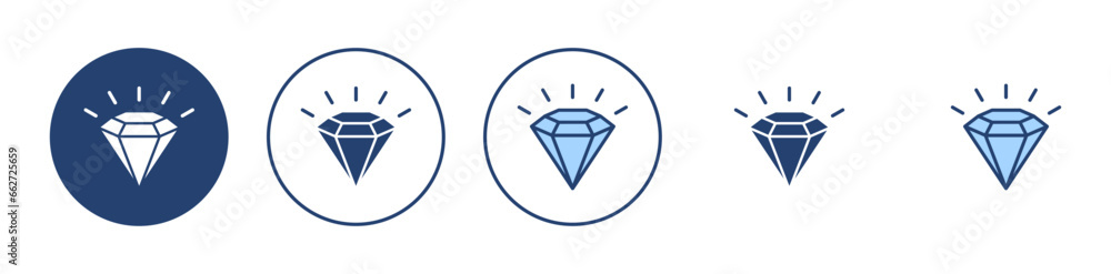 Diamond icon vector. diamond gems sign and symbol Diamond icon vector. diamond gems sign and symbol