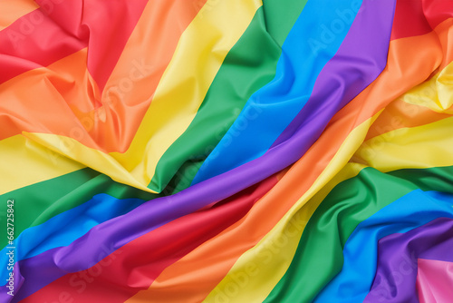 LGBTQIA community flag background. Colorful beautiful background. World Pride Day