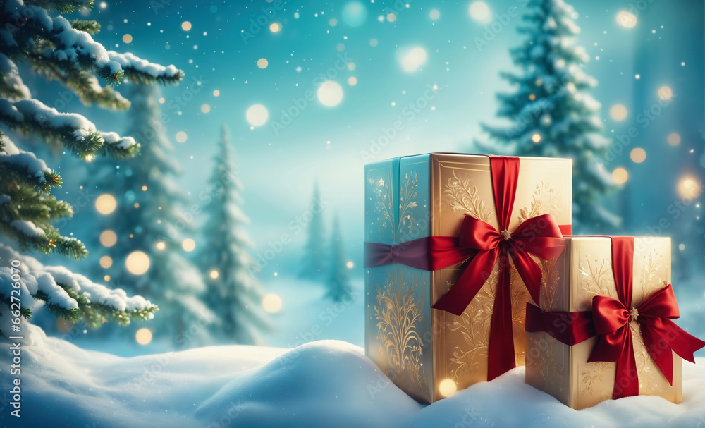 Obraz premium Christmas Theme Background