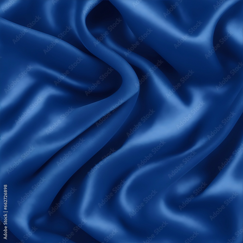 Blue color silky texture. AI generated illustration Blue color silky texture. AI generated illustration