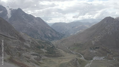 French Alpine Mountains in Cloudy Weather 4