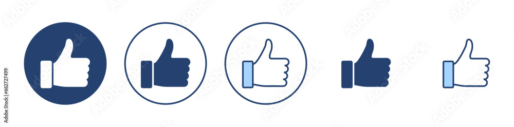 Like icon vector. Thumbs up sign and symbol. Hand like Like icon vector. Thumbs up sign and symbol. Hand like