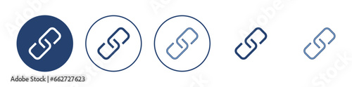 Link icon vector. Hyperlink chain sign and symbol