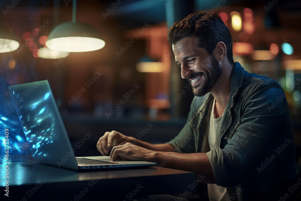 man working on laptop man working on laptop