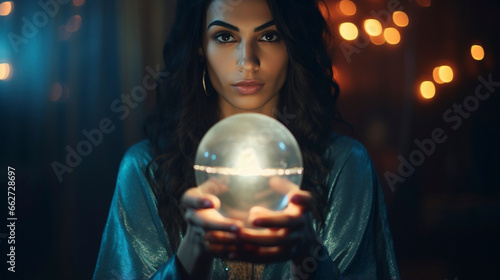 Whispers of the Beyond: Seer's Crystal Ball Shines with Prophecy, Generative AI