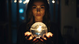 Revelations of the Oracle: Fortune Teller and the Glowing Orb, Generative AI