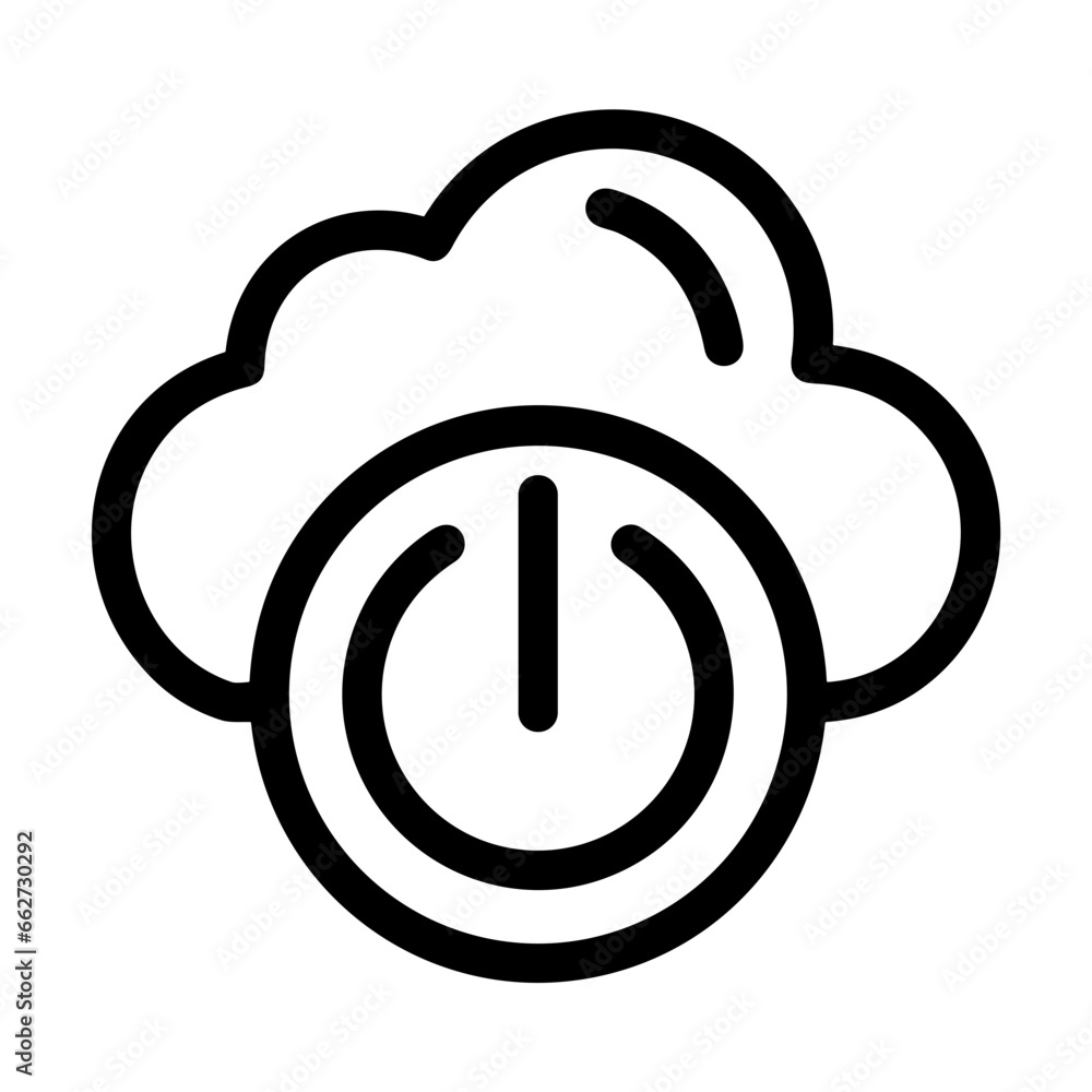 Cloud storage icon symbol vector image. Illustration of the database server hosting cloud system digital design image Cloud storage icon symbol vector image. Illustration of the database server hosting cloud system digital design image