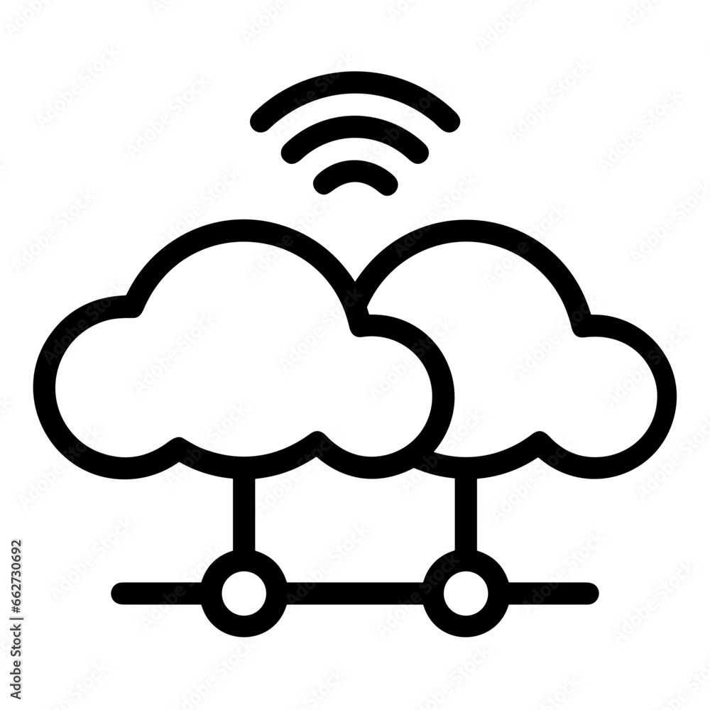 Cloud storage icon symbol vector image. Illustration of the database server hosting cloud system digital design image Cloud storage icon symbol vector image. Illustration of the database server hosting cloud system digital design image