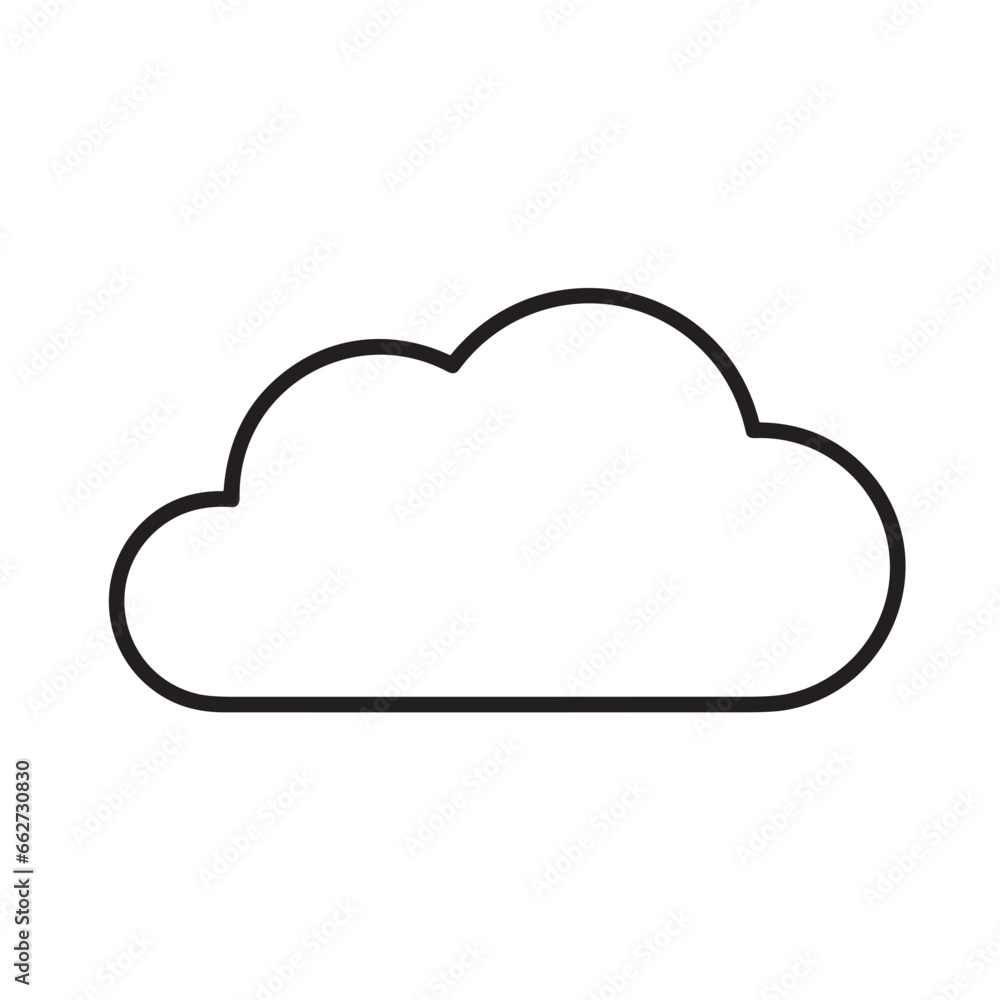 Cloud storage icon symbol vector image. Illustration of the database server hosting cloud system digital design image Cloud storage icon symbol vector image. Illustration of the database server hosting cloud system digital design image