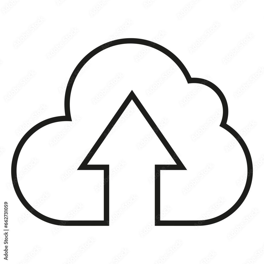 Cloud storage icon symbol vector image. Illustration of the database server hosting cloud system digital design image Cloud storage icon symbol vector image. Illustration of the database server hosting cloud system digital design image