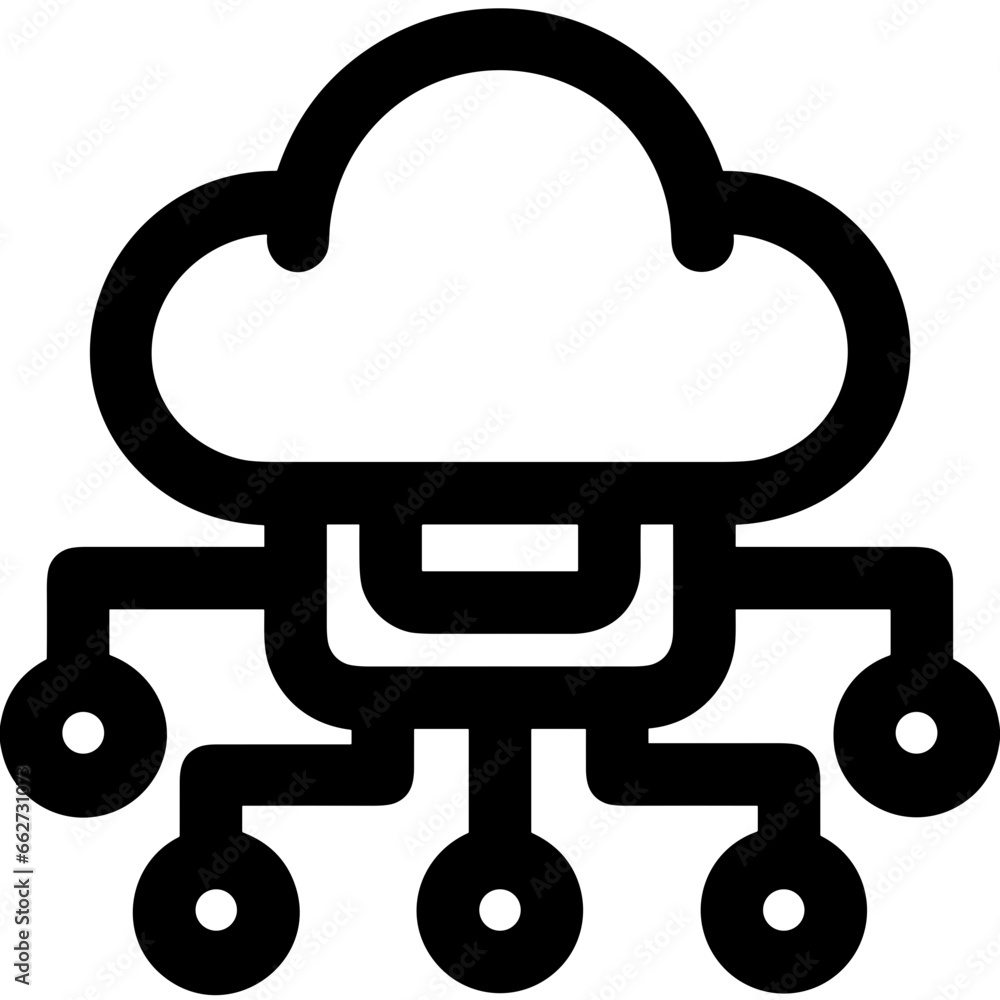 Cloud storage icon symbol vector image. Illustration of the database server hosting cloud system digital design image Cloud storage icon symbol vector image. Illustration of the database server hosting cloud system digital design image