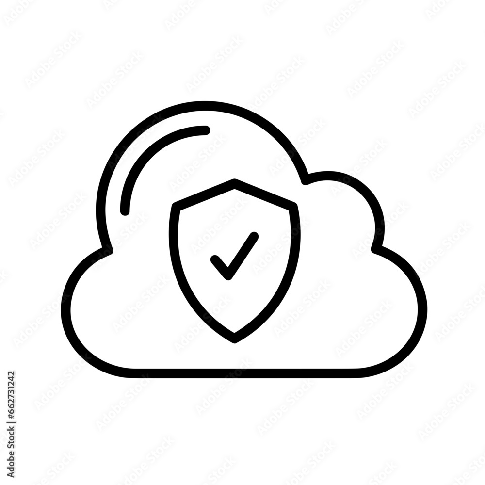 Cloud storage icon symbol vector image. Illustration of the database server hosting cloud system digital design image Cloud storage icon symbol vector image. Illustration of the database server hosting cloud system digital design image