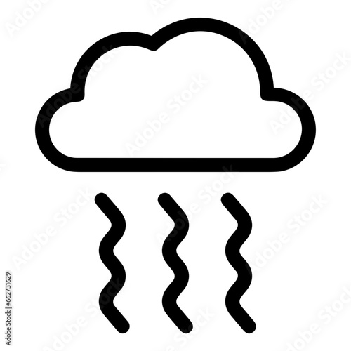 Cloud storage icon symbol vector image. Illustration of the database server hosting cloud system digital design image