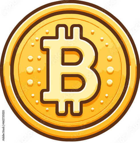 vector bitcoin cryptocurrency svg illustration