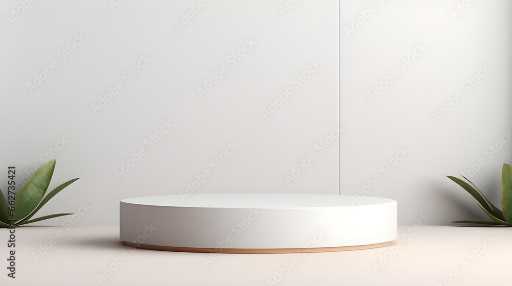 3d render of white mockup podium background, Luxury minimal scene, Promotion display 3d render of white mockup podium background, Luxury minimal scene, Promotion display