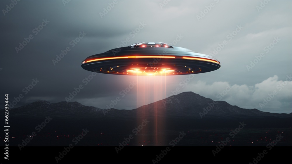 Alien spaceship shift floating sky photography picture Ai generated art Alien spaceship shift floating sky photography picture Ai generated art