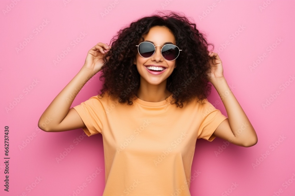Crafting Style: A Fashion Maestro Showcasing Trendsetting Apparel, Embracing Simplicity Against a Solid Background Crafting Style: A Fashion Maestro Showcasing Trendsetting Apparel, Embracing Simplicity Against a Solid Background