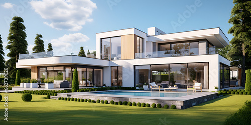 modern house in the city © aamir
