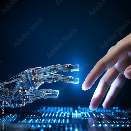 an image to represesent artificial intelligence. Generative AI.