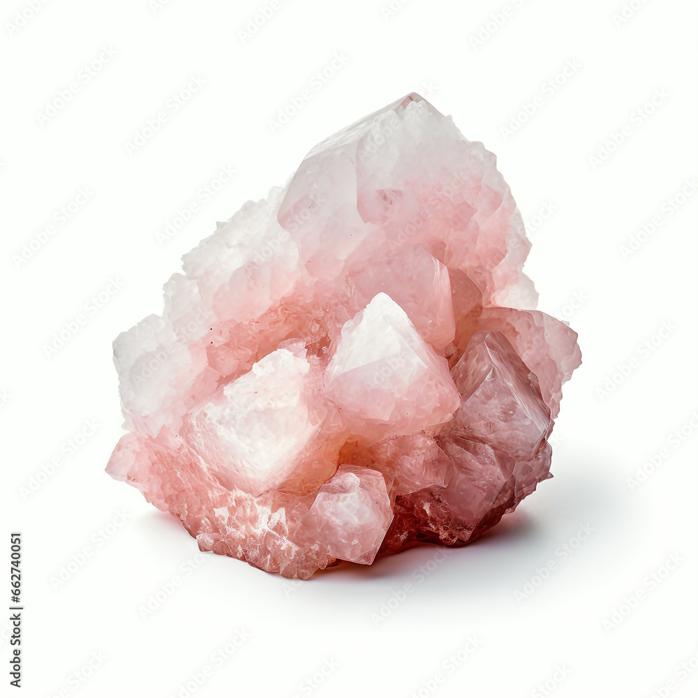 Rock Salt Stone Isolated on White Background. Rock Salt Stone Isolated on White Background.