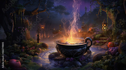 Enchanted Witch's Cauldron