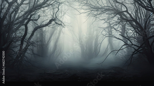Mysterious Misty Woods