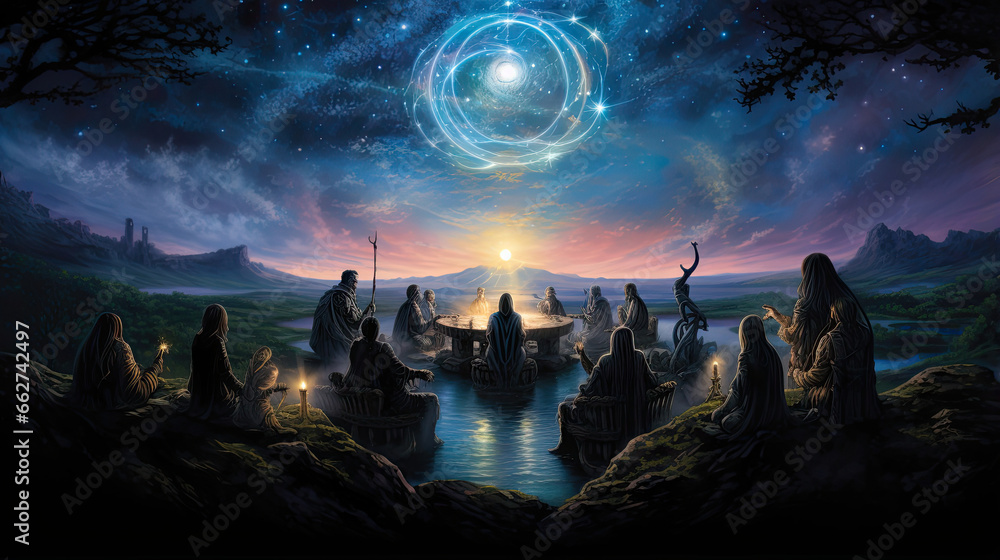 Moonlit Mystic Gathering