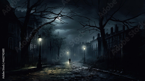 Moonlit Midnight Stroll