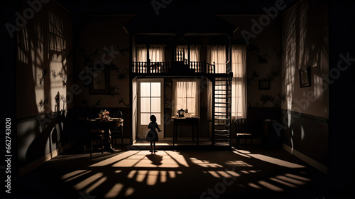 Haunted Dollhouse Shadows