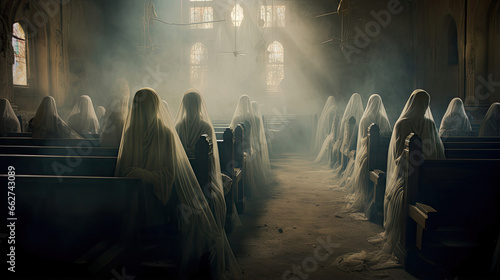 Apparitions in the Abandoned Church