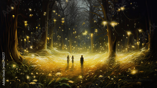 Apparitions Among the Fireflies © javier