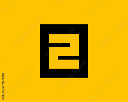 Number 2 logo icon design template elements