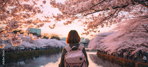 Valokuva Sakura park view.