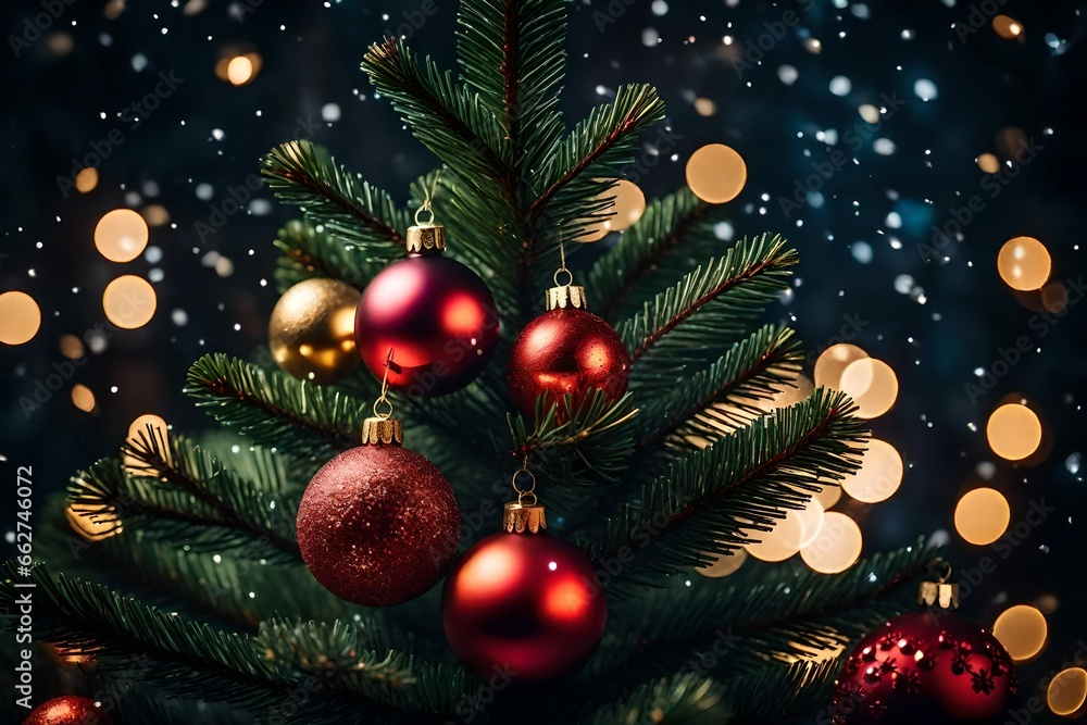 christmas tree with decorations christmas tree with decorations