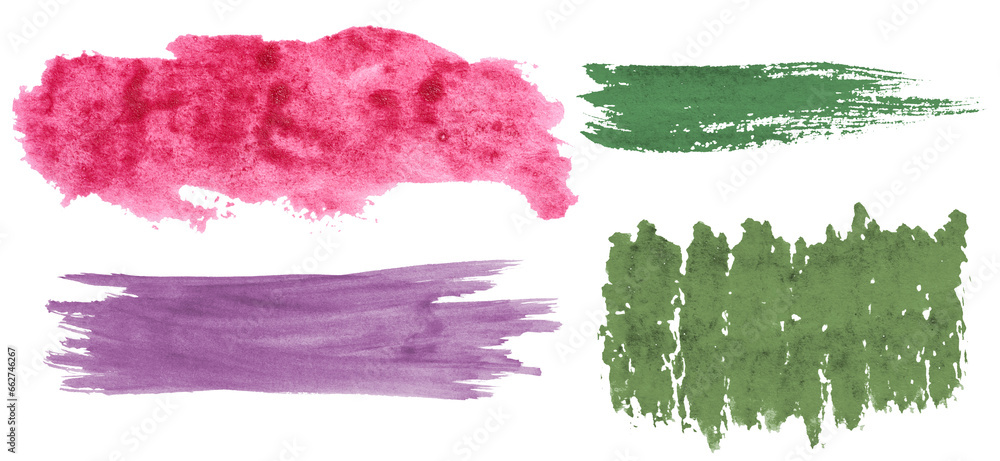 Watercolor brush stroke on a white isolated background Watercolor brush stroke on a white isolated background