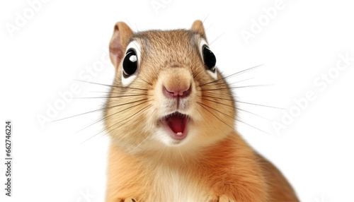 rat surprise isolated on transparent background cutout