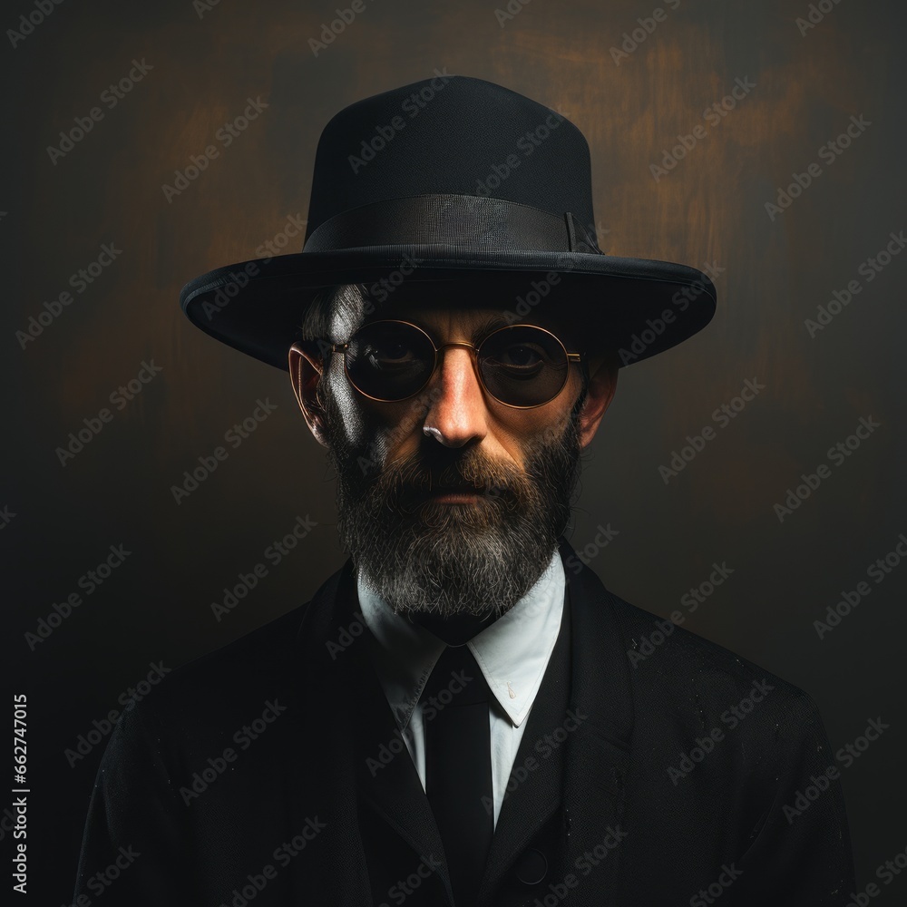 an artistic portrait of a Jew