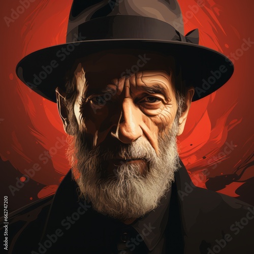 artistic portrait of a Jew