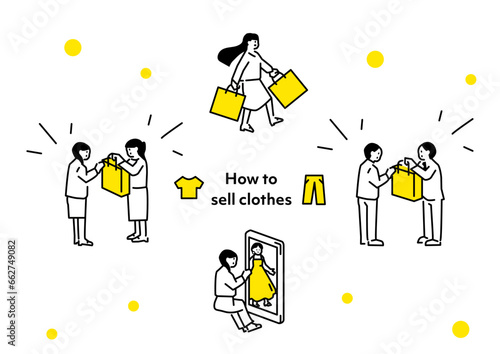 Clothes sales visual user version