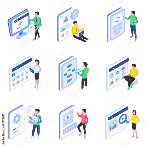Pack of UX Flat Illustrations

