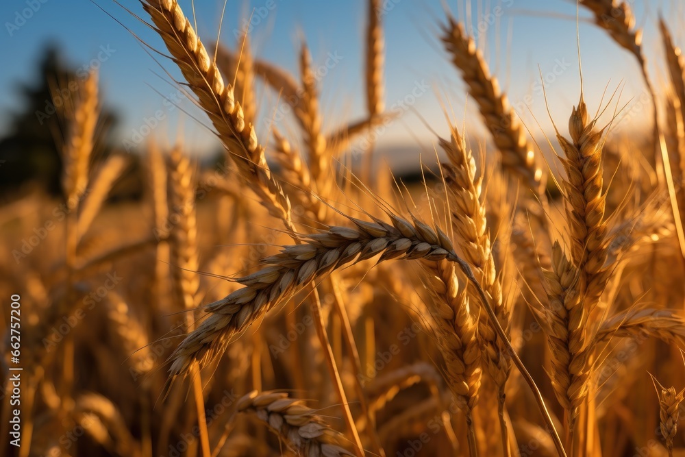 Obraz premium golden wheat field in summer
