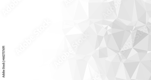abstract elegant white and grey background with triangles shape