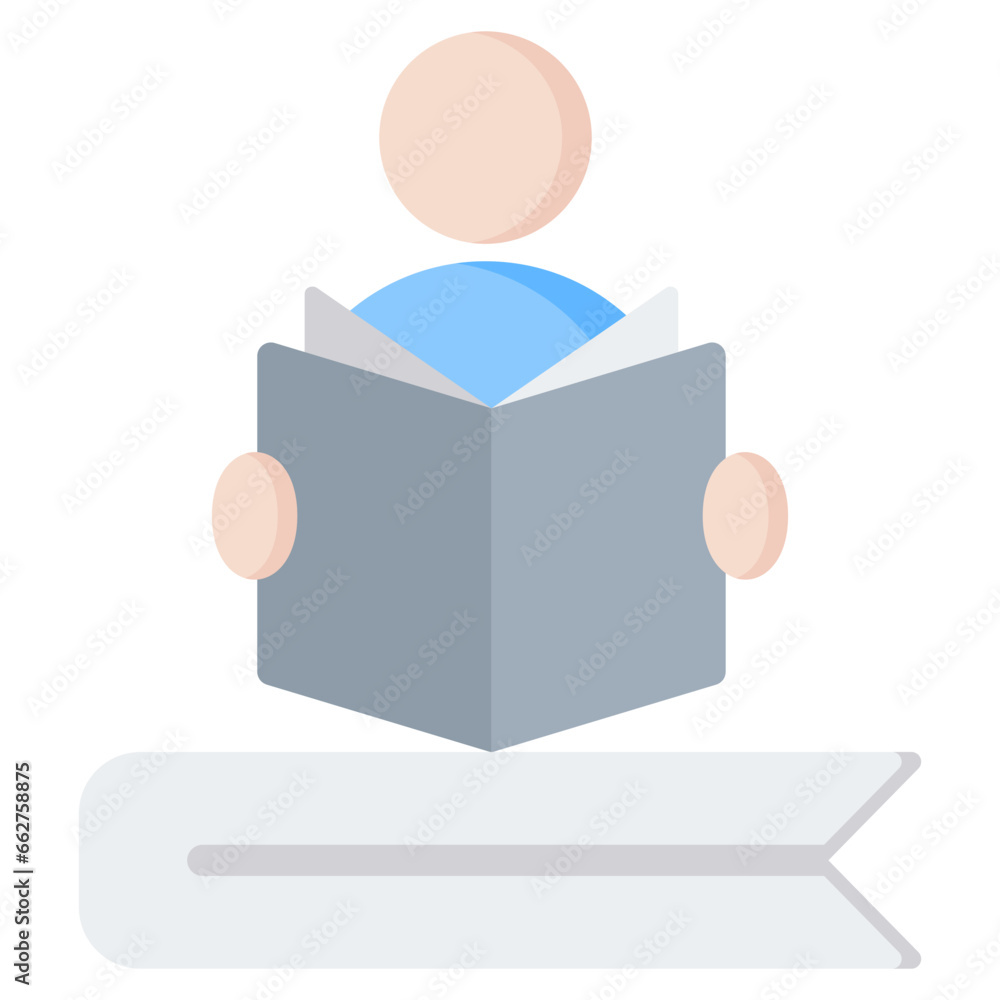 Reading Flat Icon