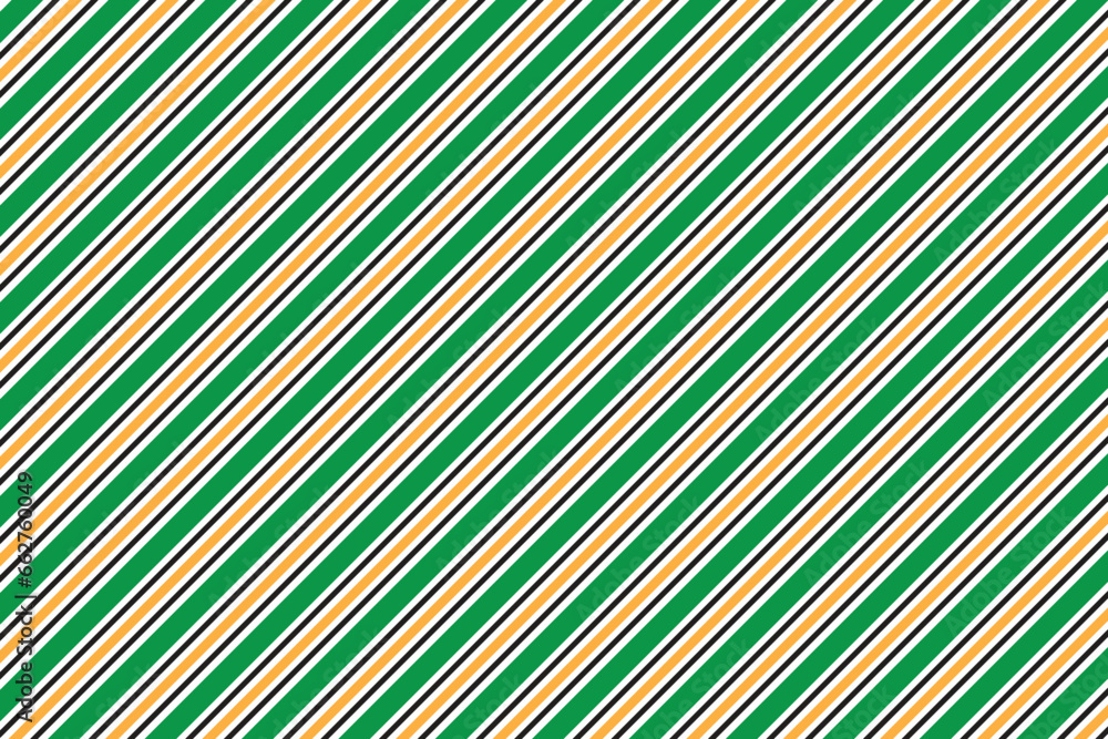 Abstract seamless background with diagonal stripe lines. Stylish monochrome striped diagonal green black orange line pattern. Abstract seamless background with diagonal stripe lines. Stylish monochrome striped diagonal green black orange line pattern.