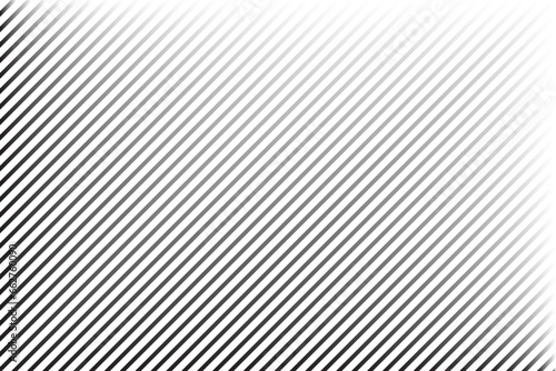 Abstract seamless background with diagonal stripe lines. Stylish monochrome striped diagonal line texture with 3d gradient effect. Abstract diagonal straight lines edgy pattern art.