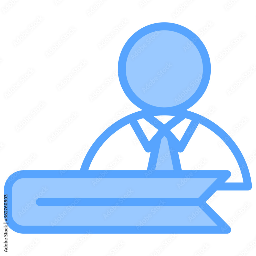 Profession Blue Icon Profession Blue Icon