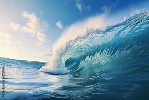 blue sea background high waves © Yoshimura