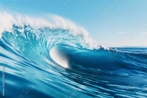 blue sea background high waves