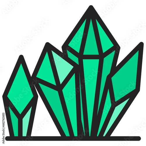 Mineral Outline Color Icon